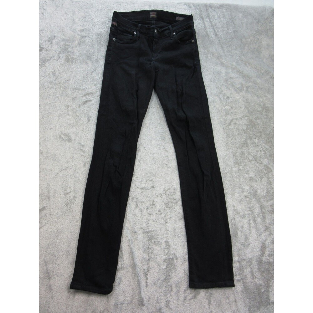 Citizens of Humanity Avedon Jeans 23x29 Women's Slick Skinny Leg Black